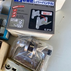 レバーハンドル、ドアノブなど，未使用品の画像