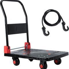 台車 折り畳み 軽量 耐荷重150-250kg 樹脂大天板 業務用の画像