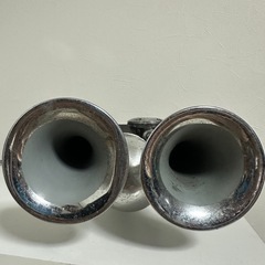 鍛冶屋 エコーマスター 新幹線ホーン エアーホーン ラッパ デコトラ 24V レトロの画像