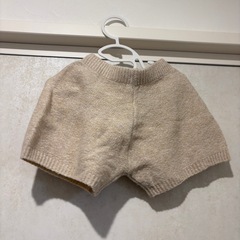 ニット短パンの画像