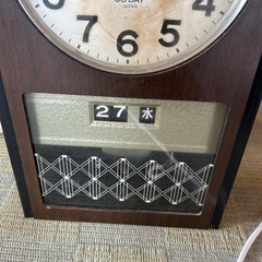 昭和の掛け時計の画像