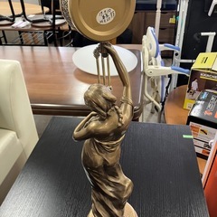 ロ 2510-655 CITIZEN 女神 振り子時計 通電確認済み ※裏面に記名有り 中古の画像