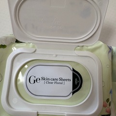 Geスキンケアシート　クリアフローラル　の画像