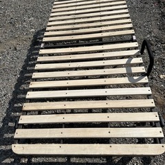 折りたたみすのこベッド シングルの画像