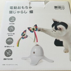 ニトリ　電動おもちゃ　猫じゃらし　蝶の画像