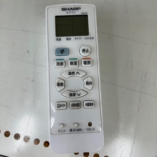 リユースのサカイ東金店 SHARP エアコン 18年製 2.2kw TJ15758