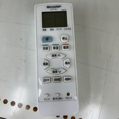 リユースのサカイ東金店 SHARP エアコン 18年製 2.2kw TJ15758の画像