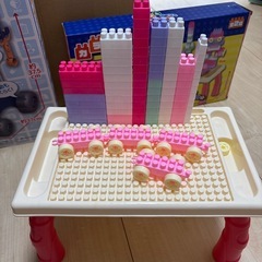 【おもちゃまとめ】DXドクターカートセット＆カラフルテーブルブロックセットの画像