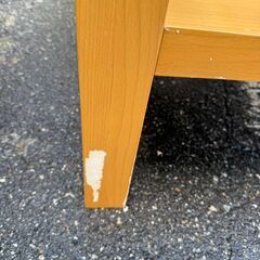 ガラステーブル 　リビングクリア天板　奥行64㎝×幅115㎝の画像