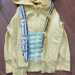 プラレール　新幹線　子供服　パーカー　トップス　レギンスの画像