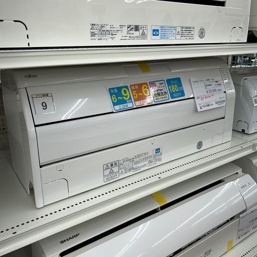 リユースのサカイ東金店 FUJITSU エアコン 18年製 2.2kw TJ15760