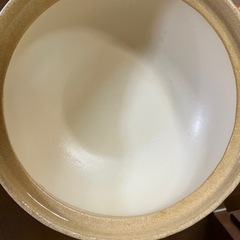決まりました)土鍋　蒙古焼　未使用品 の画像