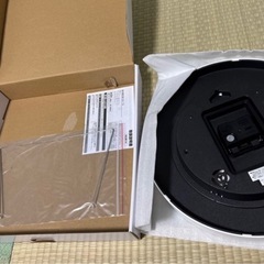 新品✨静音秒針・掛け置き時計・ホワイトの画像