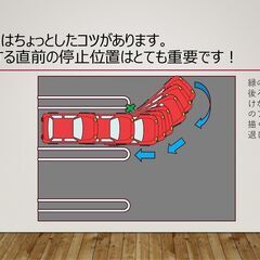 車庫入れはこれで大丈夫！どこでも車庫入れできる方法教えます。ペーパードライバー教習の画像