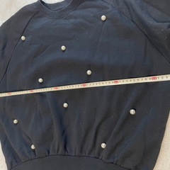 GRL　パール裏起毛スウェットトップス[pm346]の画像