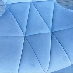 ASHEL ブリリアント 3脚 シャイニー ベロア キャスター ゴールド デスクチェア 回転チェア チェア 韓国風 mw0768の画像