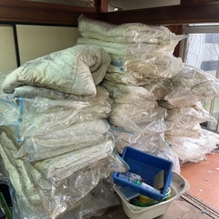 【引き取り限定】マットレス 掛け布団 敷布団 大量 緩衝材 養生 ペットシート シングル 用途様々 DIY    の画像