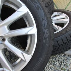 スタッドレスタイヤ　155/65R14　アルミホイル付き4本セットでの画像