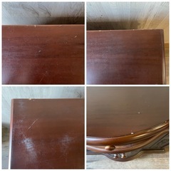 アンティーク調 コンソールキャビネット 木彫り 飾り棚 サイドボードの画像