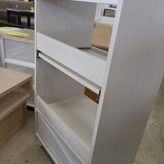 J1702【リユースのサカイ柏店】IRIS OHYAMA　アイリスオーヤマ　キッチンボード　KBD-500　オフホワイト　クリーニング済み　参考価格12,170円の画像