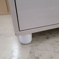 J1702【リユースのサカイ柏店】IRIS OHYAMA　アイリスオーヤマ　キッチンボード　KBD-500　オフホワイト　クリーニング済み　参考価格12,170円の画像