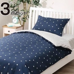 敷布団・掛け布団・枕・シーツ　5点セット　　の画像