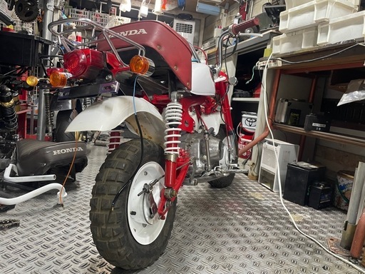 ホンダ モンキー Z50J13736**純正フレーム　エンジン付き（ハーネス無し）