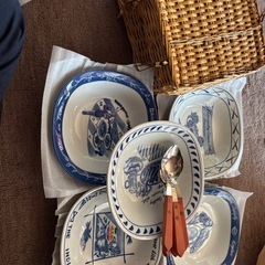 未使用お皿・スプーンセットの画像