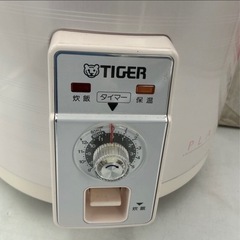 タイガー魔法瓶 炊飯ジャー JSQ-1800 12時間タイマー付き 昭和レトロ 炊飯器の画像