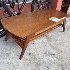 【引き出し付きリビングテーブル】クリーニング済み【管理番号128...