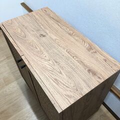 stp-3491　ロウヤ　LOWYA　ラタン調　サイド　キャビネット　収納棚　小物収納　収納　脚付き　可動棚　メッシュ扉　チェスト　リビング　寝室の画像