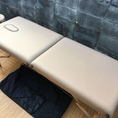 整体/エステ 木製折りたたみマッサージベッド V-004 ポータブル キャリーバッグ SEVEN BEAUTY の画像