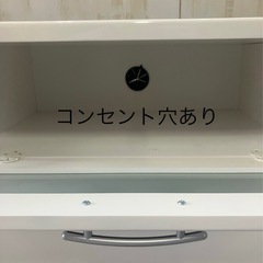 J549⭐️ホームテイスト　ガラス天板　キャスター付き　テレビボード　テレビ台の画像