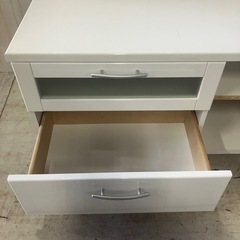 J549⭐️ホームテイスト　ガラス天板　キャスター付き　テレビボード　テレビ台の画像