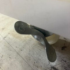 J549⭐️ホームテイスト　ガラス天板　キャスター付き　テレビボード　テレビ台の画像