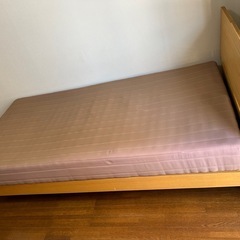 シングルベッド➕マットレスセットの画像