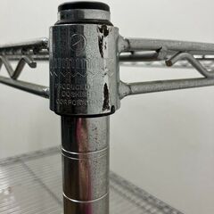 stp-3496　メタルラック　4段　90×46×155cm　スチールラック　クローム　収納棚　収納　頑丈　シェルフ　高さ調節可能　キッチン　リビングの画像