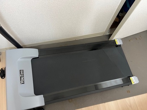 【美品✨】YouTen 電動ルームランナー（ブラック×レッド）?‍♀️折りたたみ式・最高時速8km/h【引き取り限定】