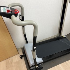 【美品✨】YouTen 電動ルームランナー（ブラック×レッド）🏃‍♀️折りたたみ式・最高時速8km/h【引き取り限定】の画像