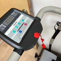 【美品✨】YouTen 電動ルームランナー（ブラック×レッド）🏃‍♀️折りたたみ式・最高時速8km/h【引き取り限定】の画像