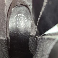 新品　PIEDI NUDI ショートブーツ本革　ブラック　38の画像