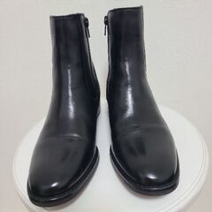 新品　PIEDI NUDI ショートブーツ本革　ブラック　38の画像