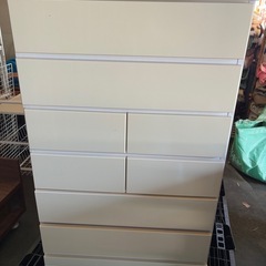 綺麗です！6段チェスト☆ホワイトの画像