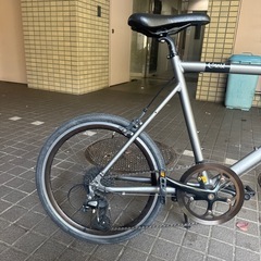 大人用自転車 ミニベロ Crest クレスト 8段 ギア　20インチ　クロスバイクの画像