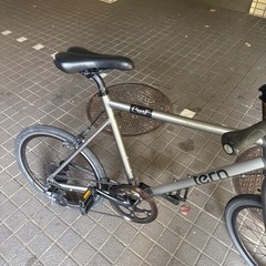 大人用自転車 ミニベロ Crest クレスト 8段 ギア　20インチ　クロスバイクの画像