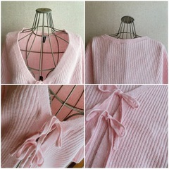 H&M/ピンクニットカーディガン 未使用品の画像