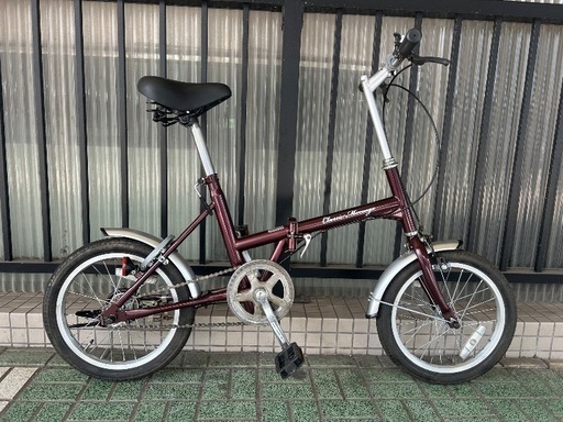 ?折りたたみ自転車 16インチ カギ・ライト付き