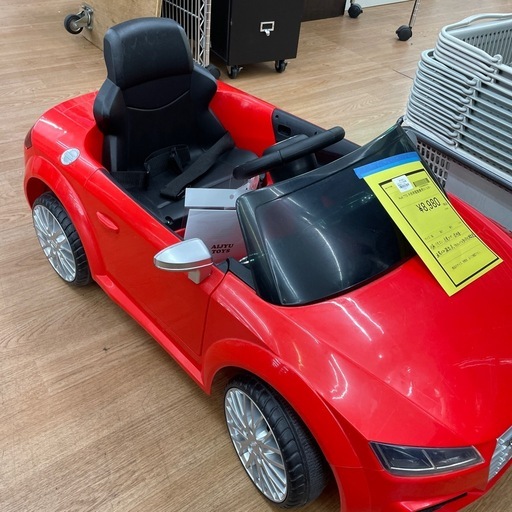 ☆ドリーム荒牧店☆ジモティー割引有☆【クリーニング済み】AIJYU Audi T TTS 子供用電動乗用ラジコンカー　中古品