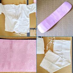 和装小物セット (着付け小物セット) おまとめ 着物 着付け 肌着 肌襦袢 前板 帯板の画像