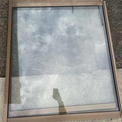 中古　TOSTEM　アルミサッシ　2セット　網戸付　2枚組 1070x1740の画像